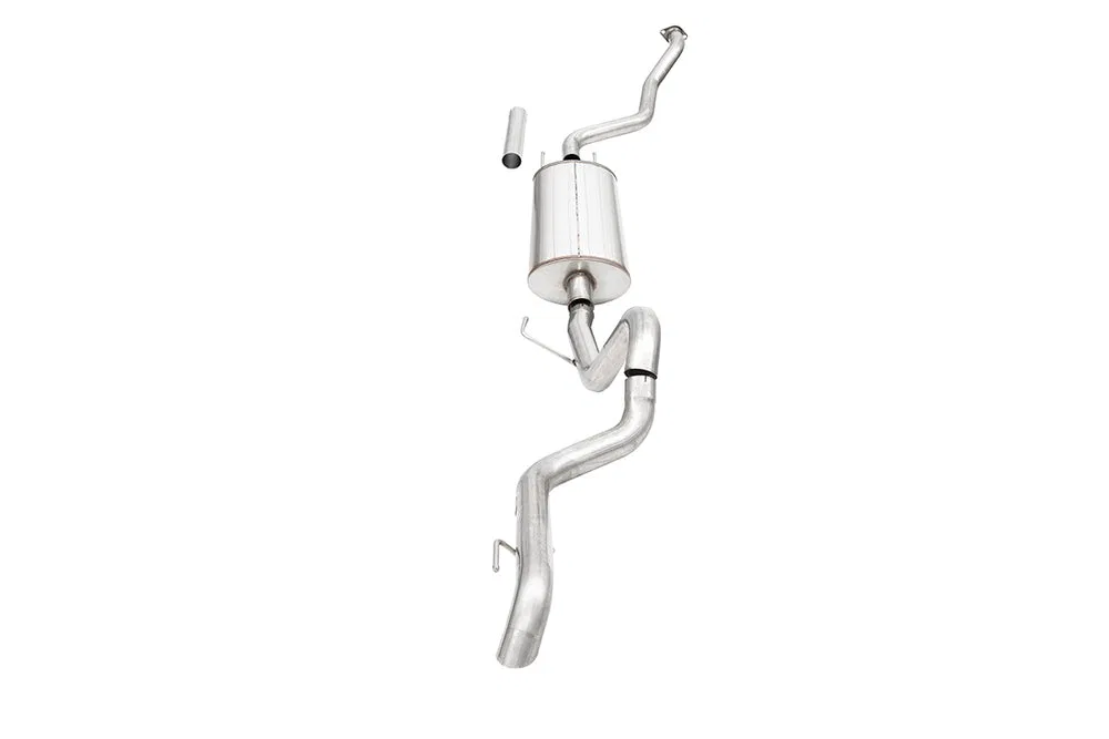 21307 – CORSA EXHST Exhaust System Kit, 304 Stainless Steel With Muffler 3 Inch Pipe Diameter Single Exhaust With Sin...